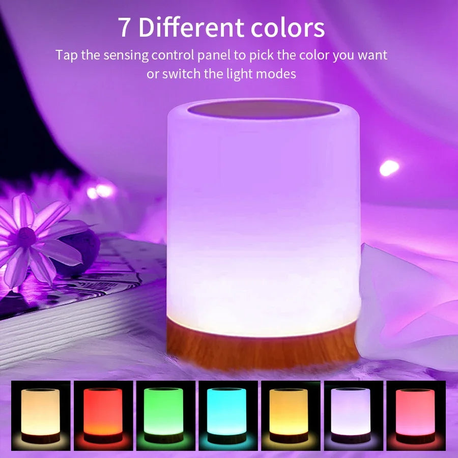 Lampe de Chevet Tactile RGB